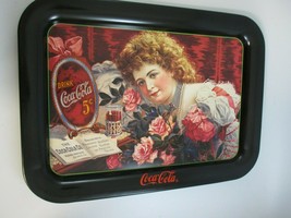 Coca-Cola 1985 Hilda with Roses TV Tray - £11.84 GBP