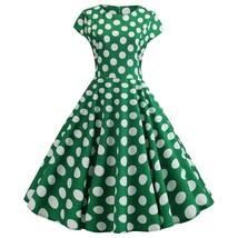 2022 Women Summer Music Note Print Dress 50s 60s Robe Retro Swing Casual Vintage - £152.61 GBP