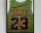 Michael Jordan Signed And Framed Chicago Bulls Mitchell And Ness Jersey COA - £585.22 GBP