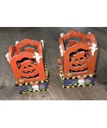 Halloween Ghost, Pumpkin Etc. Set Of Resin Candle Holders - €14,43 EUR