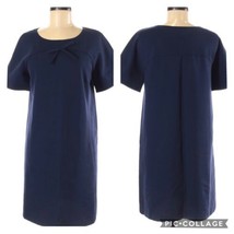 Boden Short Sleeve A-Line Shift Dress Knee-Length Navy Blue Women’s Size 6 - £22.31 GBP