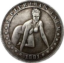 Moneda de fantasía E Pluribus Unum - Medalla 1881 con mujer - $18.55 CAD