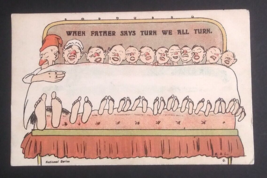 When Father Says Turn We All Turn M &amp; L National Series Postcard c1910s - $9.99
