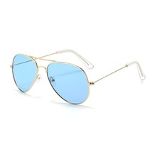 Night Vision Polarized Aviator Sunglasses For Driving (Gold Frame/Blue L... - £19.73 GBP