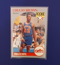 1990 NBA HOOPS Chucky Brown Cleveland Cavaliers Rookie RC - £1.58 GBP