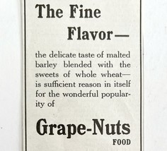 Grape Nuts Food 1917 Advertisement Antique Breakfast Cereal Reason DWII10 - €16,98 EUR