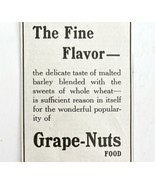 Grape Nuts Food 1917 Advertisement Antique Breakfast Cereal Reason DWII10 - $372.45 MXN