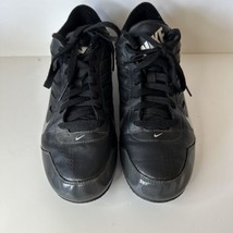 Nike Football Cleats Men&#39;s 9 Landshark Black White Gray Silver, pre-owned - £22.06 GBP