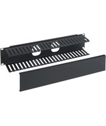 2U 19&quot; Double-Sided Rack Mount Horizontal Cable Manager Finger Duct Panel - $548.80 MXN