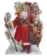 Victorian Santa Advent Calendar Caltime S269 Christmas Holiday Sleigh Be... - £15.79 GBP