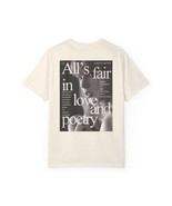 Whero - All&#39;s Fair In Love Taylor Swift TTPD Unisex Garment-Dyed T-shirt - £19.55 GBP