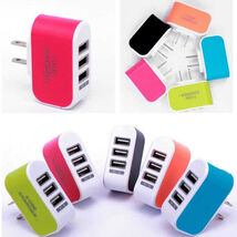 Color: BLUE - Triple Charger 3 USB Port Wall Adapter - $78.89