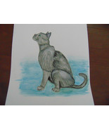 Curious Cat Art Print - $56.61 MXN