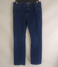 Wonder Nation Dark Wash Straight Leg Girls Jeans Size 12 Plus - £9.14 GBP