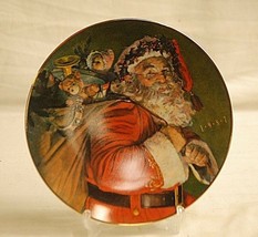 Old Vintage 1987 AVON Christmas Plate w 22K Gold Trim The Magic That San... - £15.81 GBP