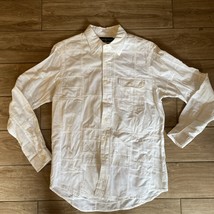 Vintage RALPH LAUREN Custom Fit Long Sleeve Button Up Embroidered Geometric - $99.99