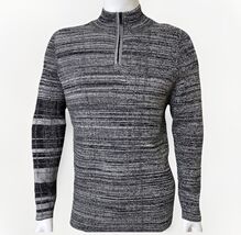 Vince Camuto Sweater Mens size XXL Heather Gray 1/4 Zip Casual Cotton Blend - $31.66