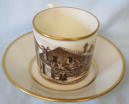 Lenox Historical Minga Pope Patchin Cup &amp; Saucer 1933 Old Spanish Court ... - £27.94 GBP