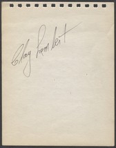 1940&#39;S SIGNED ALBUM PAGE CLAY CLAYTON LAMBERT FRANK FRANKIE GUSTINE REDS... - €12,57 EUR