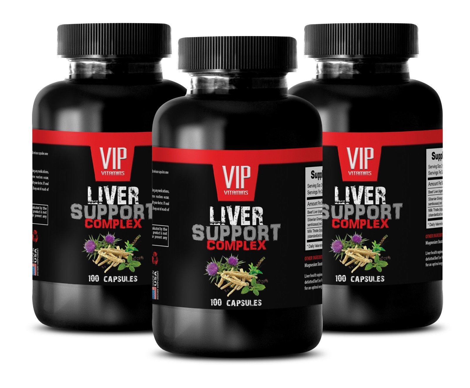 Primary image for anti inflammatory herbs - LIVER COMPLEX 1200MG - milk thistle in bulk - 3B 300C