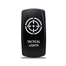 CH4X4 Rocker Switch Military Tactical Lights Symbol- Blue Led - £12.65 GBP