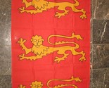 3X5 King Richard England Three Lions Uk United Kingdom British Flag 3&#39;X5... - $12.88