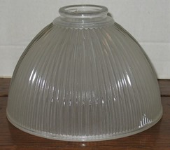 Vtg Frosted/Clear Reeded Glass Light Table Lamp Chandelier Pendant Sconc... - $18.81