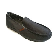 Fashion Canvas Loafers Slip On Boat Shoes Mens Size 11.5 Gray - £12.89 GBP