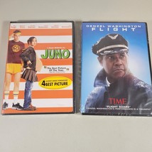 New DVD Lot JUNO and Flight Denzil Washington Factory Sealed - £7.64 GBP