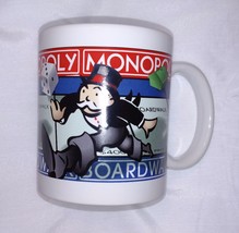 MONOPOLY Coffee Mug BOARDWALK Cup Game Board Collectible - £15.59 GBP