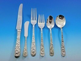 Repousse by Kirk Sterling Silver Flatware Set for 12 Service 87 pieces - £4,220.18 GBP