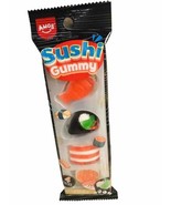 Amos sushi gummy candy Japanese style unique novelty snack gummies 1.41o... - $278.34 MXN