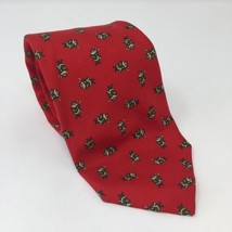 VTG Nordstrom Robert Talbott Best of Class Santa Clause Tie Carmel Pebbl... - $39.59