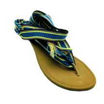 SAM &amp; LIBBY Womens Shoes Size 9Multi Fabric Gladiator Sandals NWOT - $19.79