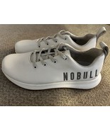 NoBull White Leather Reflective Lace Up Golf Shoes Men's 7.5/ Women's 9 - $111.27