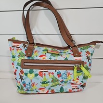 Lily Bloom Christmas Purse Satchel/Handbag Santa Trees Ornaments NWOT - $17.82
