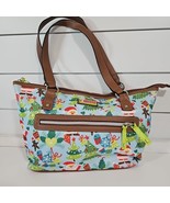 Lily Bloom Christmas Purse Satchel/Handbag Santa Trees Ornaments NWOT - €15,35 EUR