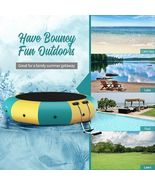 10 Feet Inflatable Splash Padded Water Bouncer Trampoline-Yellow - Color... - €346,12 EUR