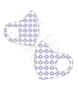 Face Mask 11b-Digital ClipArt-Art Clip-Gift Tag-Notebook-Invitations-Scr... - $37.50 MXN