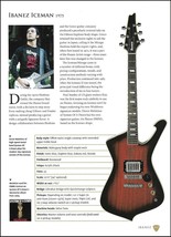 Daron Malakian Ibanez Iceman + Steve Vai JEM 77 BFP guitar article with specs - £3.30 GBP