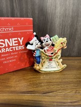 Schmid Disney Mickey Mouse &amp; Minnie&#39;s Rockin’ Christmas 1991 #279-622 with Box - £17.52 GBP