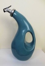 Rachel Ray Olive Oil Dispenser Blue Green Ceramic 10 Inch New Spout - £11.80 GBP