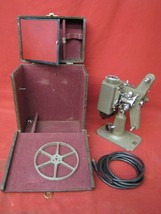 1950&#39;s Revere 8mm Film Projector Model 85 Cord, Reel, Case - £47.36 GBP