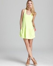 Juicy Couture Terry Racerback Pocket Dress Ultra Yellow ( S ) - £110.36 GBP