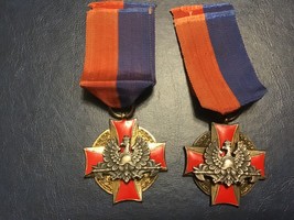 Polish two crosses For saving life and property 1st and 2nd degree - £72.67 GBP