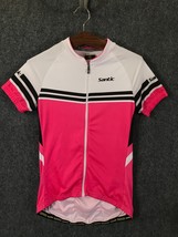 Santic Cycling Jersey Womens Size Large Multicolor Full Zip Short Sleeve - £10.15 GBP