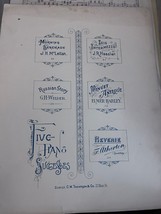 Traumwelt Reverie Le Reveil du Coeur sheet music 1904 - $18.38