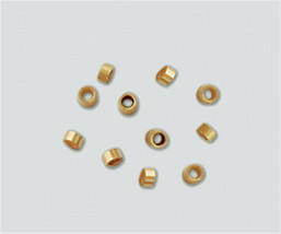 2mm x 1mm Gold Filled Crimp Tubes - Choose Quantity - £1.58 GBP+