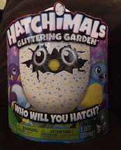 New Hatchimal blue Glittering Garden Shimmering Draggles EGG HUNT - $143.21