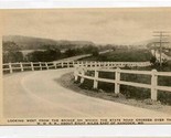 Bridge on State Road Crossing W M RR Albertype Postcard East Hancock Mar... - $17.82